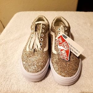 old school chunky glitter skate vans